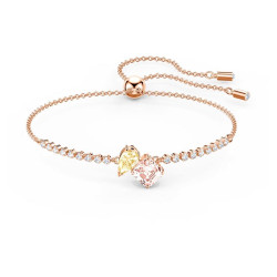 Monemel Rose Pembe Ayarlanabilir  Bileklik (Altın Kaplama)
